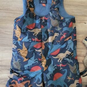 The Children's Place Navy Dinosaur Snow Set 3T Boys
